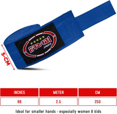 Farabi Kids Boxing Hand Wraps 2.5 Meters Junior Hand