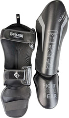 Farabi Adult Shin in Step Black/Grey-Ultimate Shin Guards