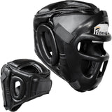 Farabi Head Guard with Removable Grill – MMA & Kickboxing Training for Kids and Adults