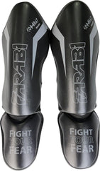 Farabi Adult Shin in Step Black/Grey-Ultimate Shin Guards