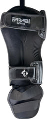 Farabi Adult Shin in Step Black/Grey-Ultimate Shin Guards