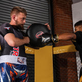 Farabi Leather Round Punch Shield – MMA, Muay Thai & Kickboxing Pad