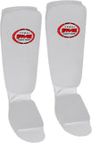 Farabi Shin Pads Instep Shin Guard for Kickboxing MMA Muay Thai Boxing Gym Training Elasticated Pads
