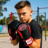 Farabi Kids Boxing Gloves Shiny Champ Training Gloves 2oz 4oz 6oz 8oz for 3-14 Year