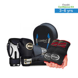 Farabi Confidence Kit 3-6 Years | Boxing Gloves + Inner Gloves + Pair of Thai Pads