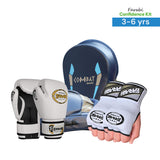 Farabi Confidence Kit 3-6 Years | Boxing Gloves + Inner Gloves + Pair of Thai Pads