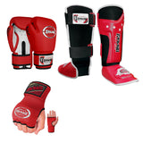 Kids Gym Boxing Kit 3-8 Years | Boxing Gloves + Inner Gloves + T-tech Shinpads