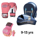 6-12 Years Parent-Child Boxing Kit with Tron 6oz