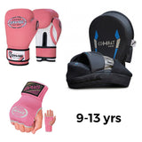 6-12 Years Parent-Child Boxing Kit with Tron 6oz