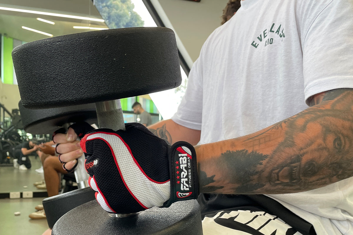 Farabi Neo-Gel Padded Gym Gloves - gallery image