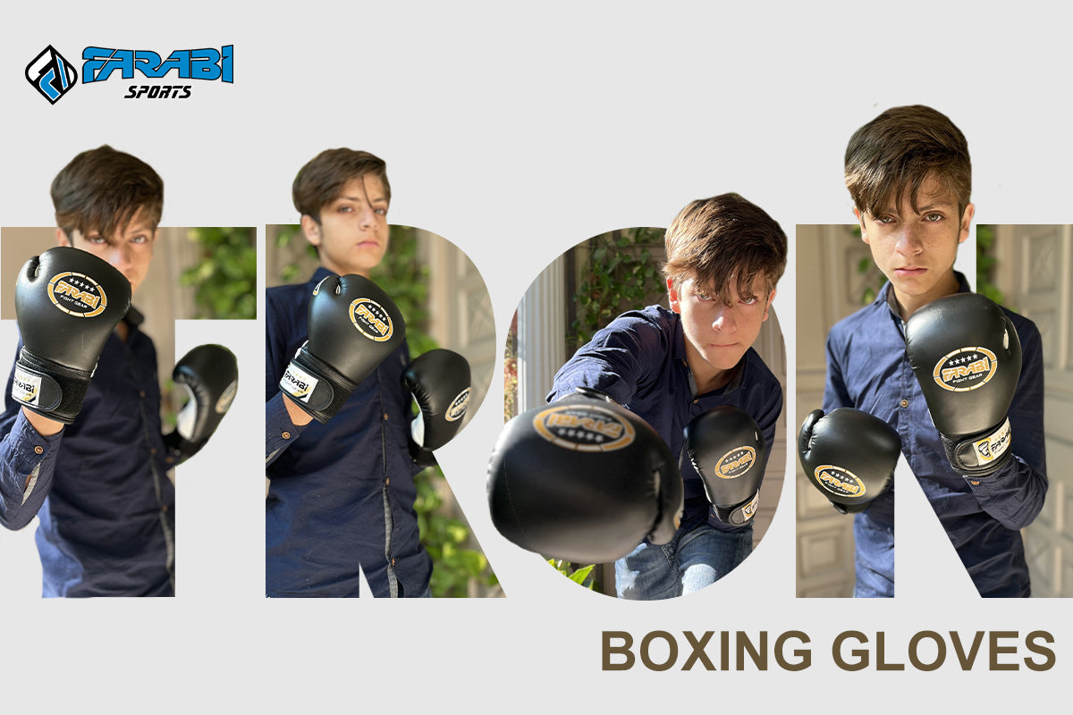 Farabi Kids Boxing Gloves Tron for Boys and Girls 4-oz - gallery image
