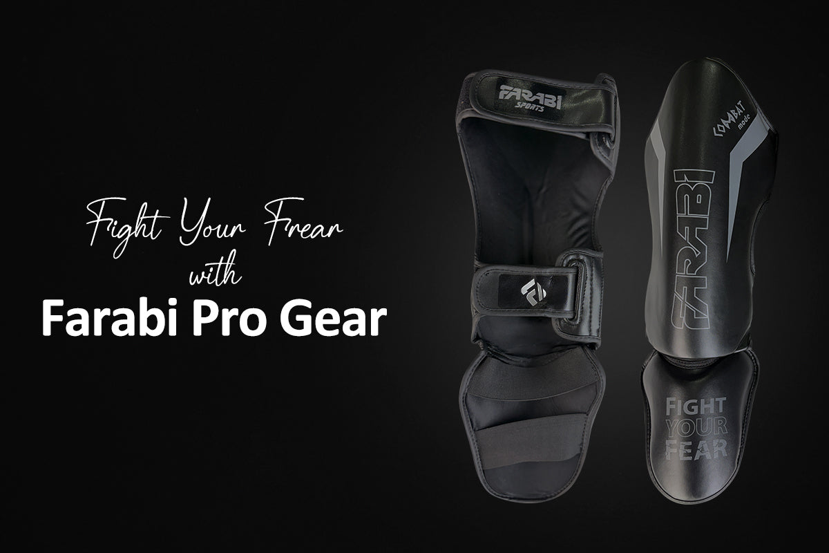 Farabi Adult Shin in Step Black/Grey-Ultimate Shin Guards - gallery image