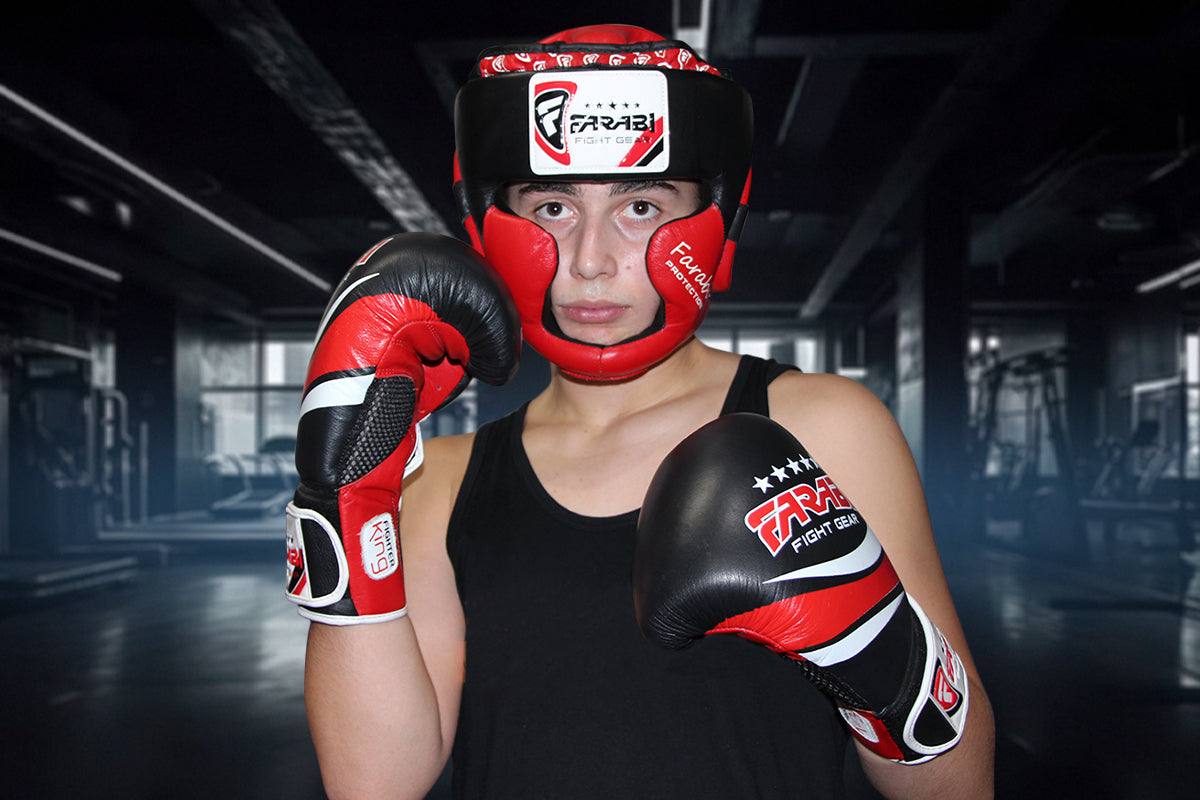 Farabi Pro Head Guard – Full Protection for MMA, Muay Thai & Boxing - gallery image