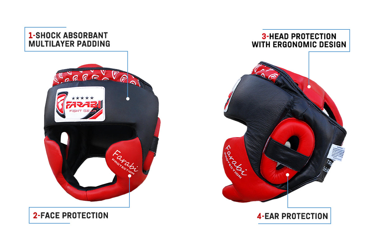 Farabi Pro Head Guard – Full Protection for MMA, Muay Thai & Boxing - gallery image