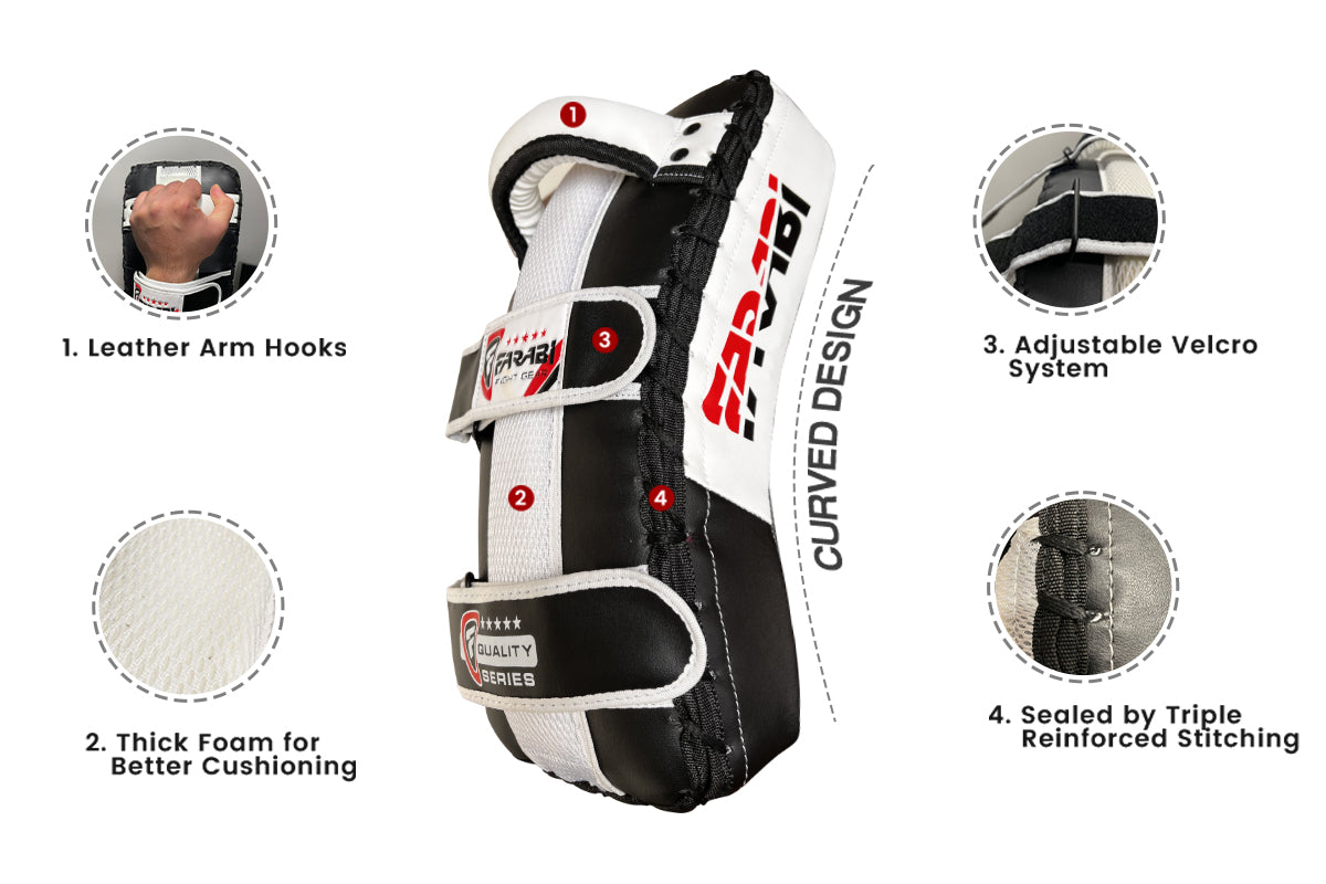 Farabi Sports Muay Thai Pad Flame - 1 Pad Only - gallery image