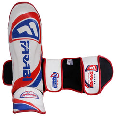 Farabi Flame Shin Guard – Pro Shin Pad Protector for MMA, Muay Thai, Kickboxing & Training