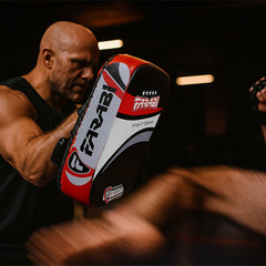 Farabi Thai pad FT1 Genuine Leather Fighter Muay Thai Kick pad MMA Boxing pad