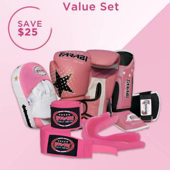 Value Set Pink Extended with 8oz glove-Pink
