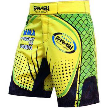 FARABI M3 MMA SHORTS-Yellow