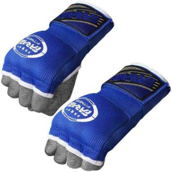 Farabi Boxing Inner Gloves for kids Gel Padded Gloves Elasticated Quick Hand Wraps  for MMA Boxing Punching Bag-Blue