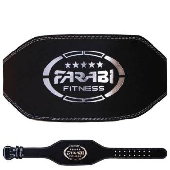 Farabi Fitness Leather Weight Lifting Belt