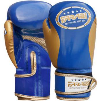 Farabi Kids Boxing Gloves Champ Faux Leather -Blue
