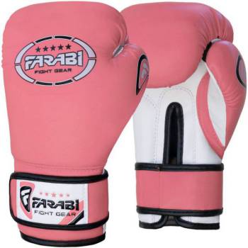 Farabi Kids Boxing Gloves for Junior Fighters-Pink