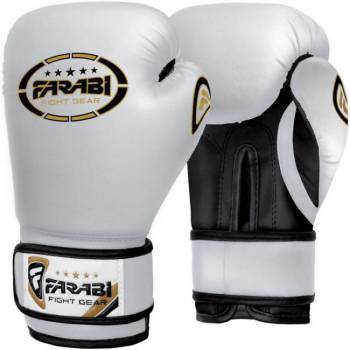 Farabi Kids Boxing Gloves for Junior Fighters-White