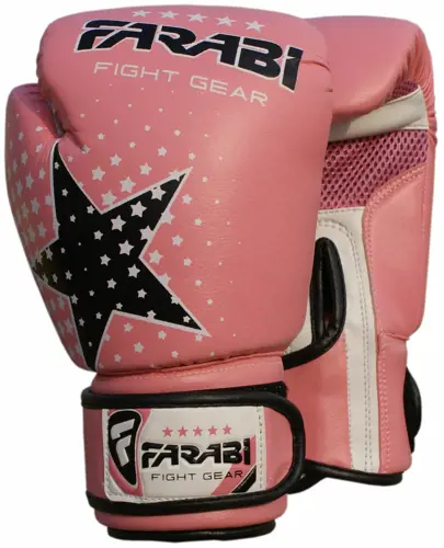 Farabi Kids Boxing Gloves Star 6 oz-n@image.ImageNumber