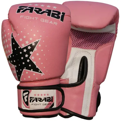 Farabi Kids Boxing Gloves Star 6 oz-n@image.ImageNumber