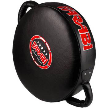 Farabi Round Punch Shield Leather Boxing shield -Black
