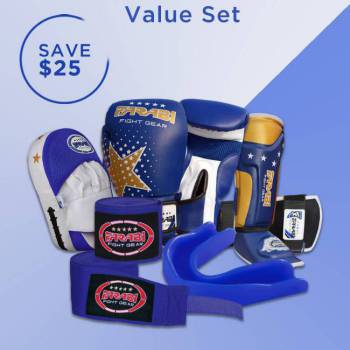Value Set Blue Extended with 8oz glove-Blue