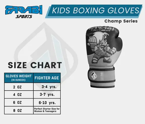 6 oz boxing gloves size online