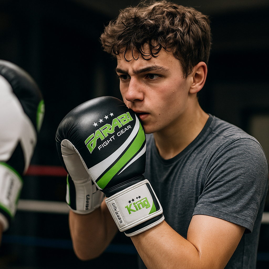 Farabi B6 Buffalo Leather Boxing Gloves
