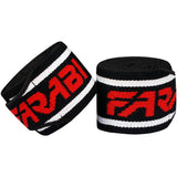 Farabi KW1 Knee Wraps for Weightlifting & Powerlifting – Adjustable Knee Support for Gym & Squats