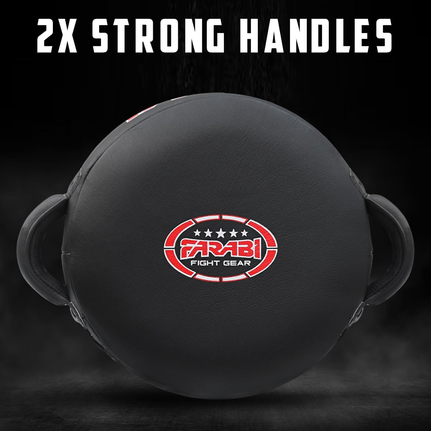 Farabi Leather Round Punch Shield – MMA, Muay Thai & Kickboxing Pad