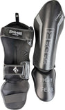 Farabi Adult Shin in Step Black/Grey-Ultimate Shin Guards