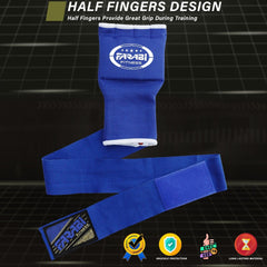 Farabi Sports Adults Gel Padded Inner Gloves – MMA, Muay Thai, Gym, Weightlifting & Fitness Wraps