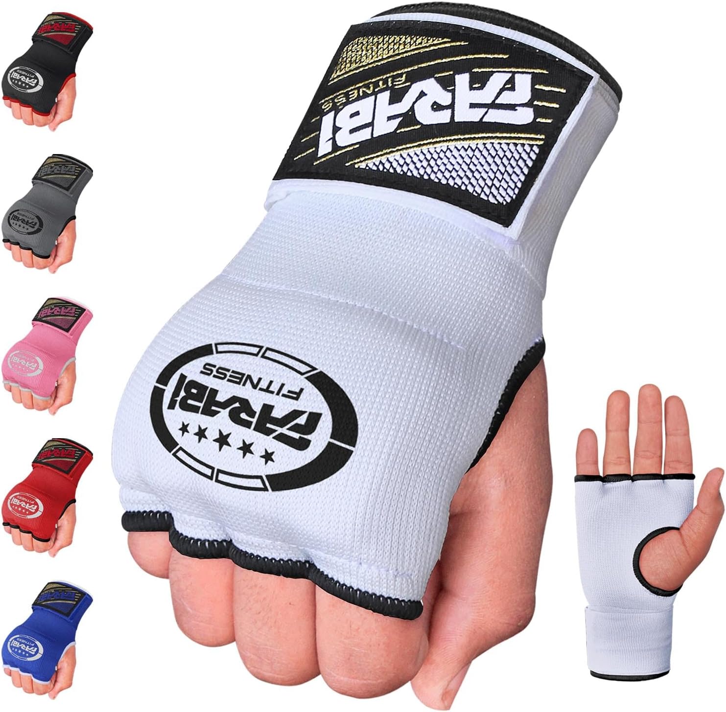 Farabi Sports Adults Gel Padded Inner Gloves – MMA, Muay Thai, Gym, Weightlifting & Fitness Wraps