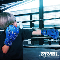 Farabi Kids 6oz FKG Boxing Gloves for Youth Ages 5-10 Years