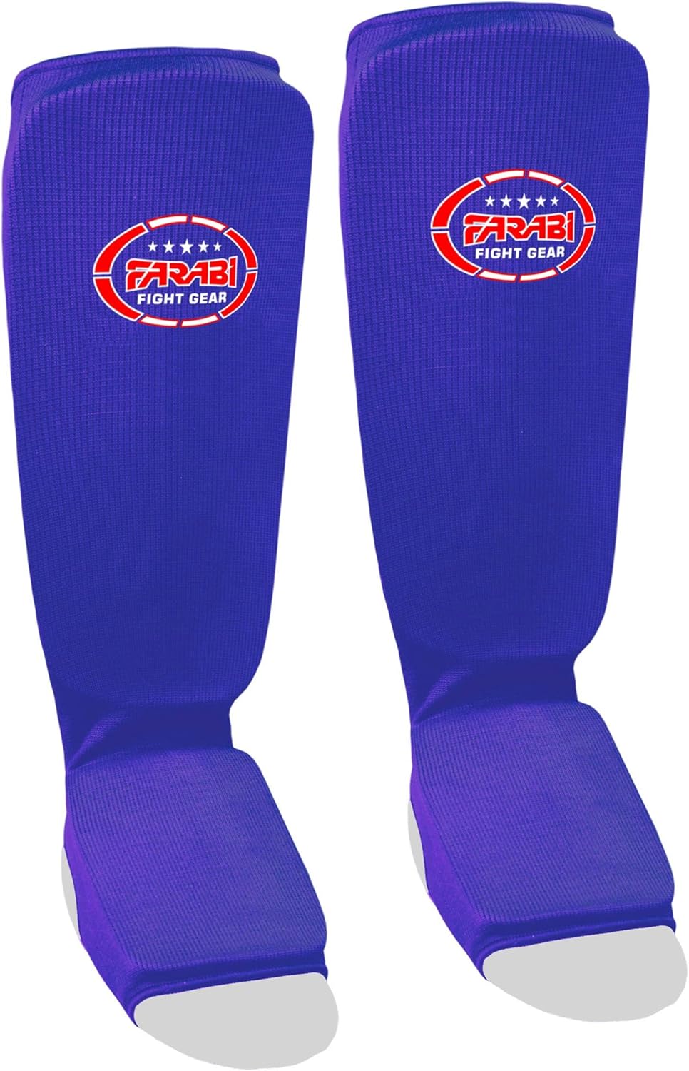 Farabi Shin Pads Instep Shin Guard for Kickboxing MMA Muay Thai Boxing Gym Training Elasticated Pads