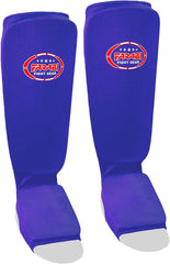 Farabi Shin Pads Instep Shin Guard for Kickboxing MMA Muay Thai Boxing Gym Training Elasticated Pads
