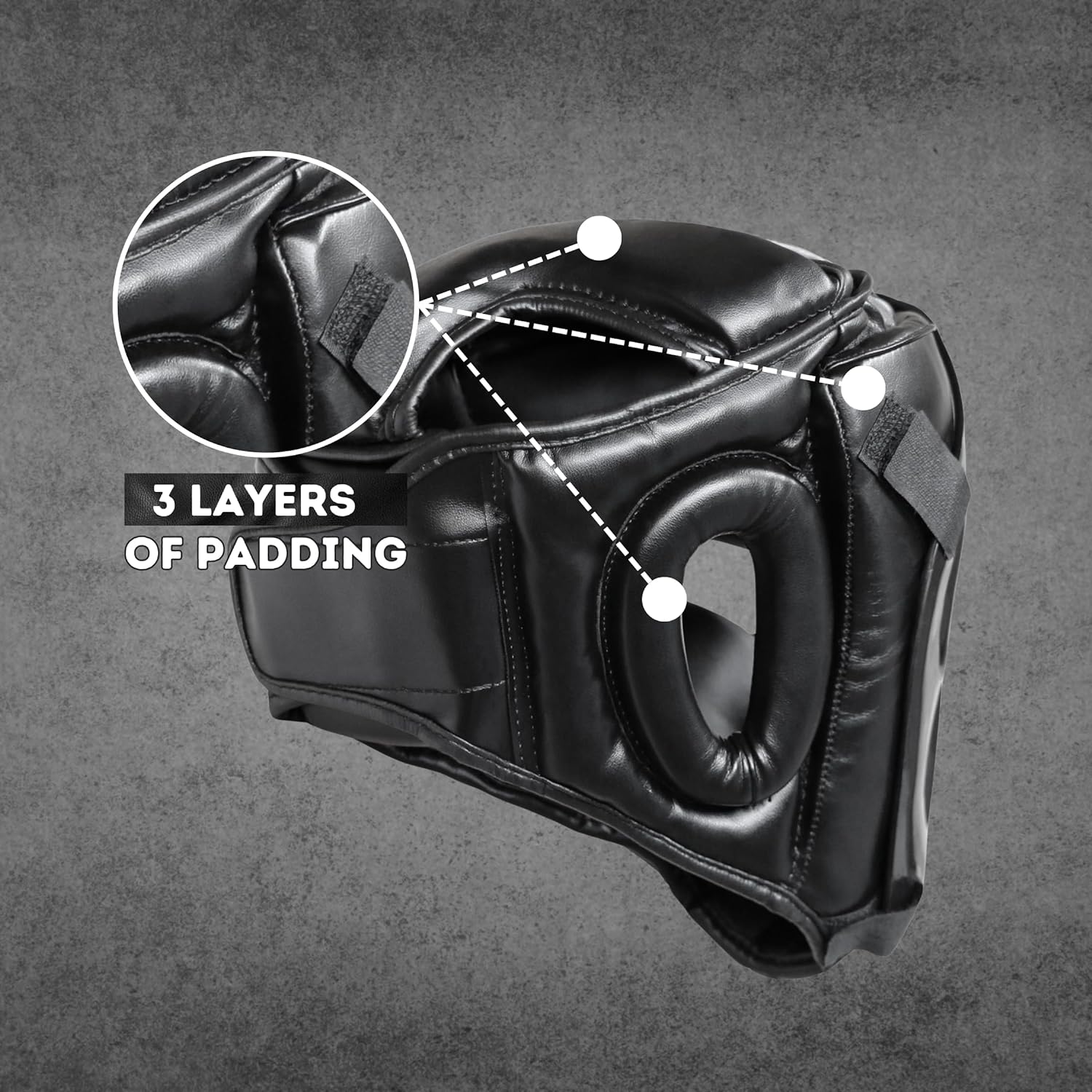 Farabi Head Guard with Removable Grill – MMA & Kickboxing Training