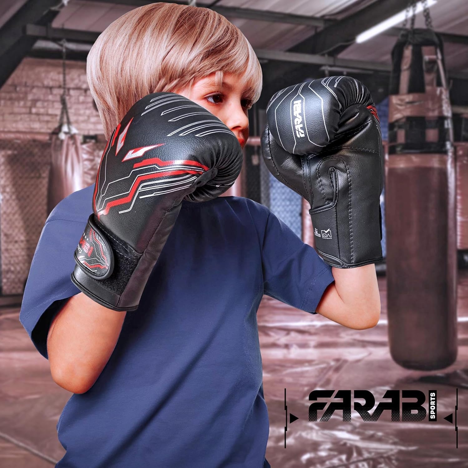 Farabi Kids 6oz FKG Boxing Gloves for Youth Ages 5-10 Years
