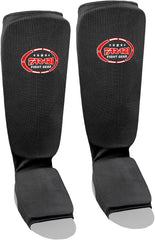 Farabi Shin Pads Instep Shin Guard for Kickboxing MMA Muay Thai Boxing Gym Training Elasticated Pads