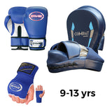 Farabi Parent-Child Kit 6-12Years | Boxing Gloves + Inner Gloves + Focus Pads