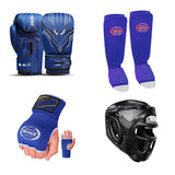 Farabi Kids Gym Kit 6-12 Years | Boxing Gloves + Inner Gloves Pair + Shinpads + Headgear