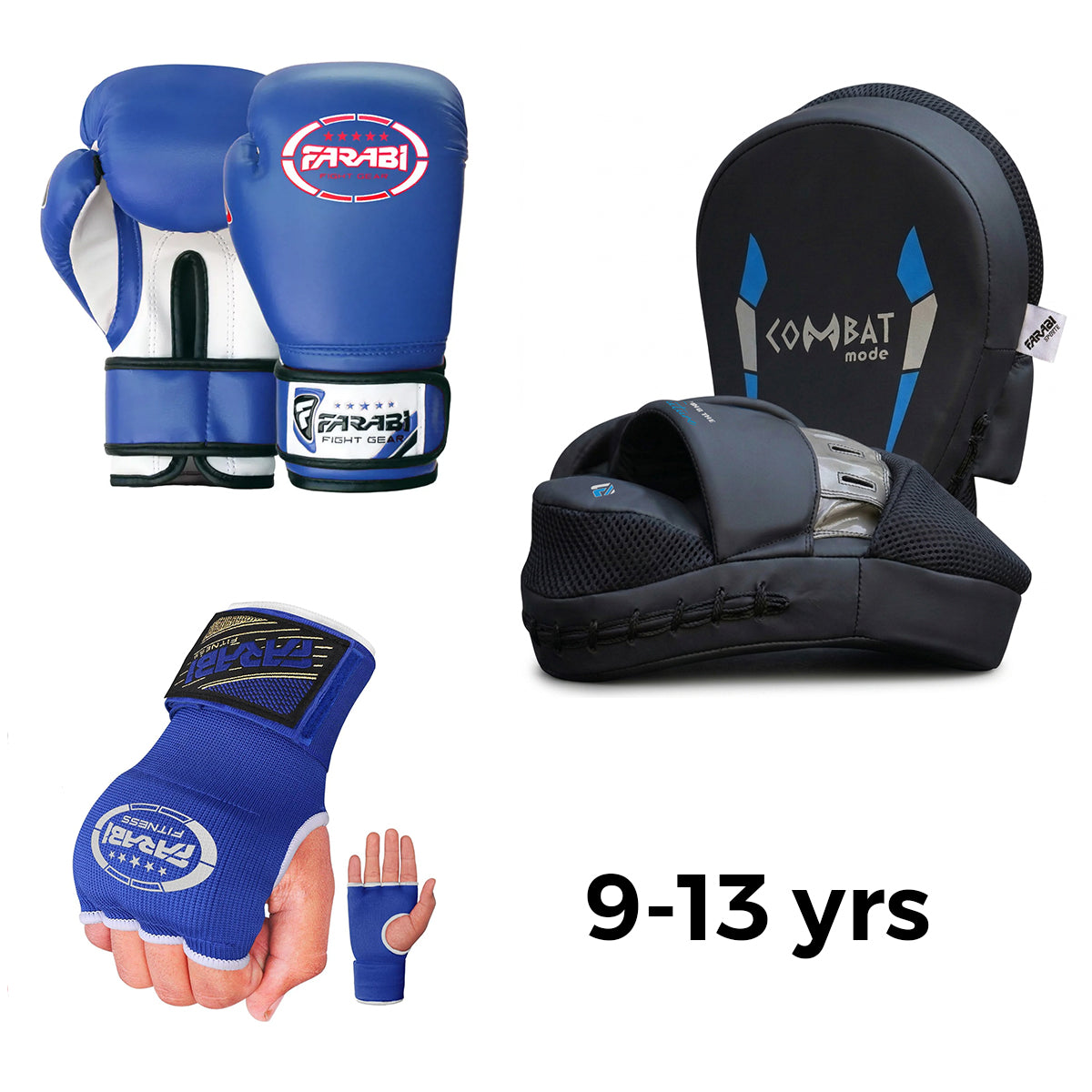 6-12 Years Parent-Child Boxing Kit with Tron 6oz
