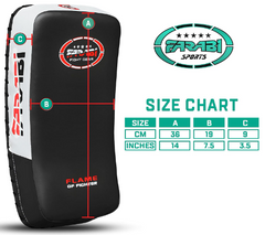 Farabi Sports Muay Thai Pad Flame - 1 Unit