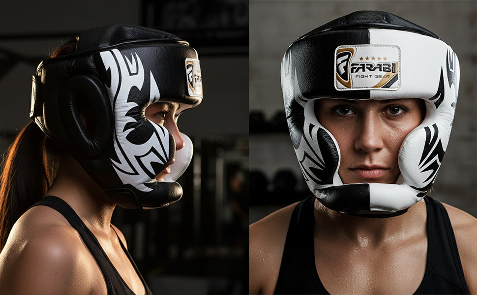 Farabi Boxing Head Guard MMA Helmet Protector - gallery image